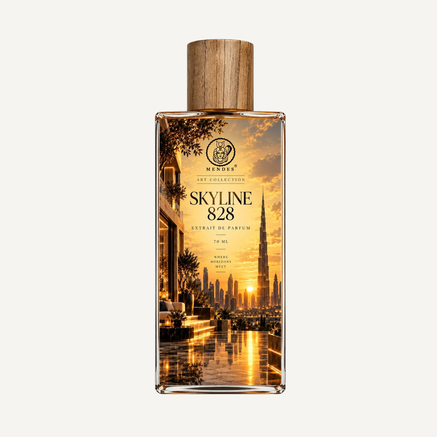 Skyline 828 Extrait de Parfum 70 ML, Mendes Art Collection