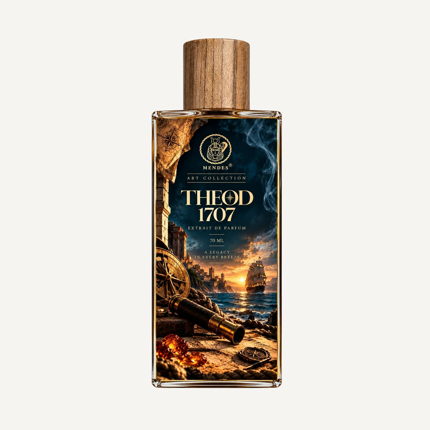 Theod 1707 Extrait de Parfum 70 ML, Mendes Art Collection